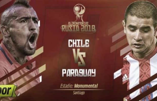 Chile vs Paraguay En Vivo 2017 Eliminatorias Rusia 2018