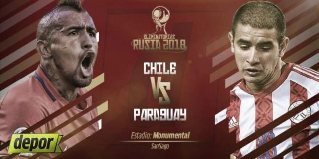 Chile vs Paraguay En Vivo 2017 Eliminatorias Rusia 2018