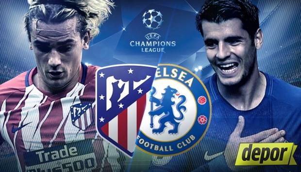 Atletico de Madrid vs Chelsea Champions 2017