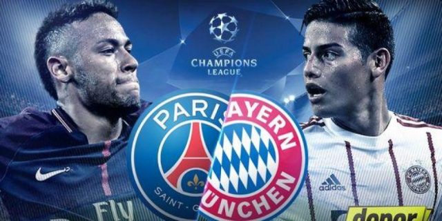 PSG vs Bayern Munich Champions 2017