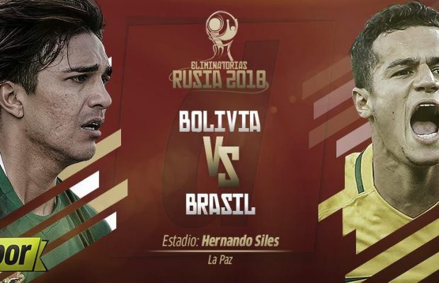 Bolivia vs Brasil 2017 En Vivo Eliminatorias 2018